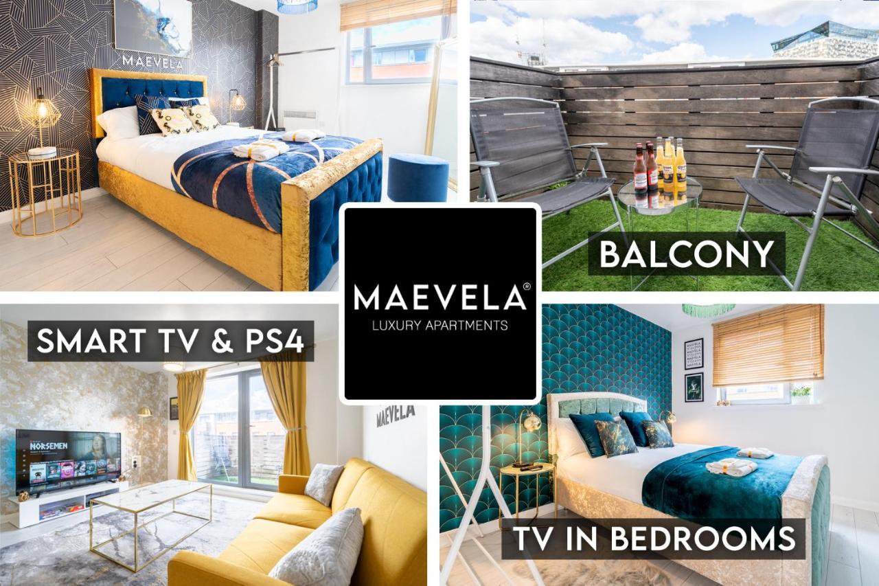 Maevela Apartments - Ultra Lavish Luxury 2 Bed Apartment City Centre - With Balcony - Free Secure Parking - Ps4 & Smart Tv'S 伯明翰 外观 照片
